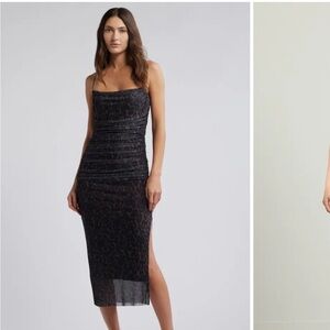 Elegant Black Midi Dress